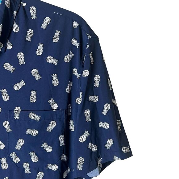 Tori Richard Men's Pineapple Hawaiian Shirt Short Sleeve Button Front Shirt Sz S - Picture 5 of 8